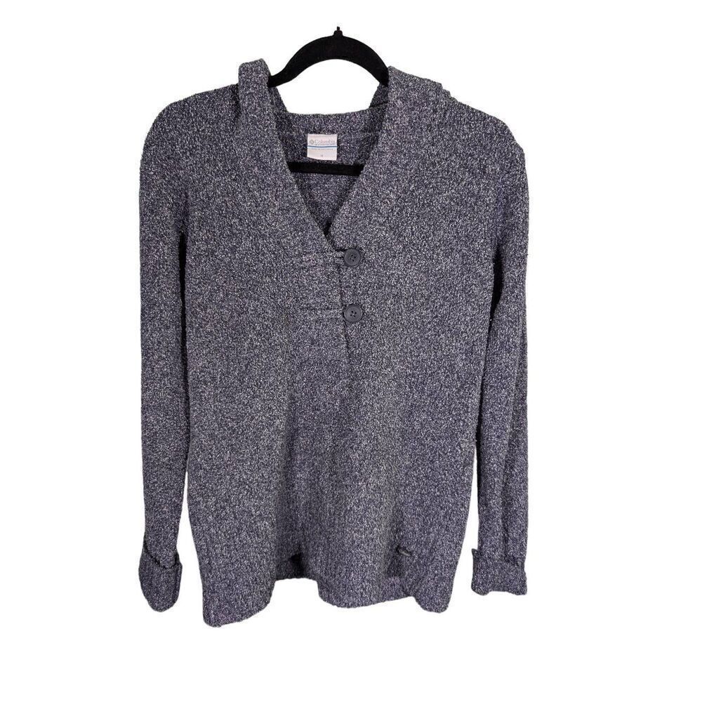 Columbia Charcoal V-Neck Sweater Women's M